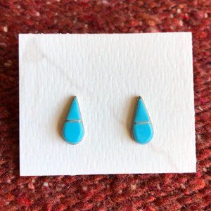 Turquoise Post Earrings